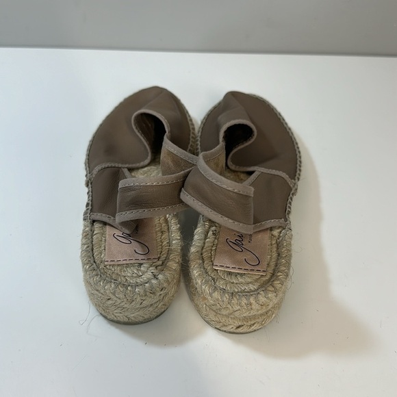 Anthropologie Gaimo Leather Slingback Espadrille Sandals Size 36(5.5) - Picture 6 of 15